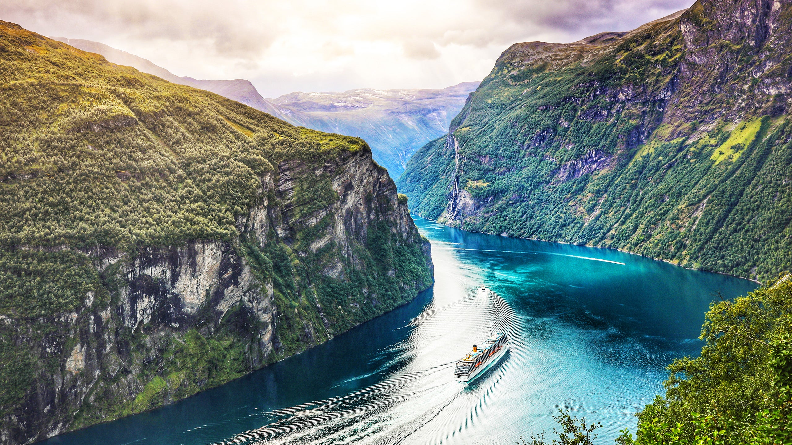 A dramatic fjord landscape in Norway